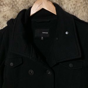 Hurley Jackets & Coats - Hurley Black Peacoat Hurley Jackets & Coats - Hurley Black Peacoat